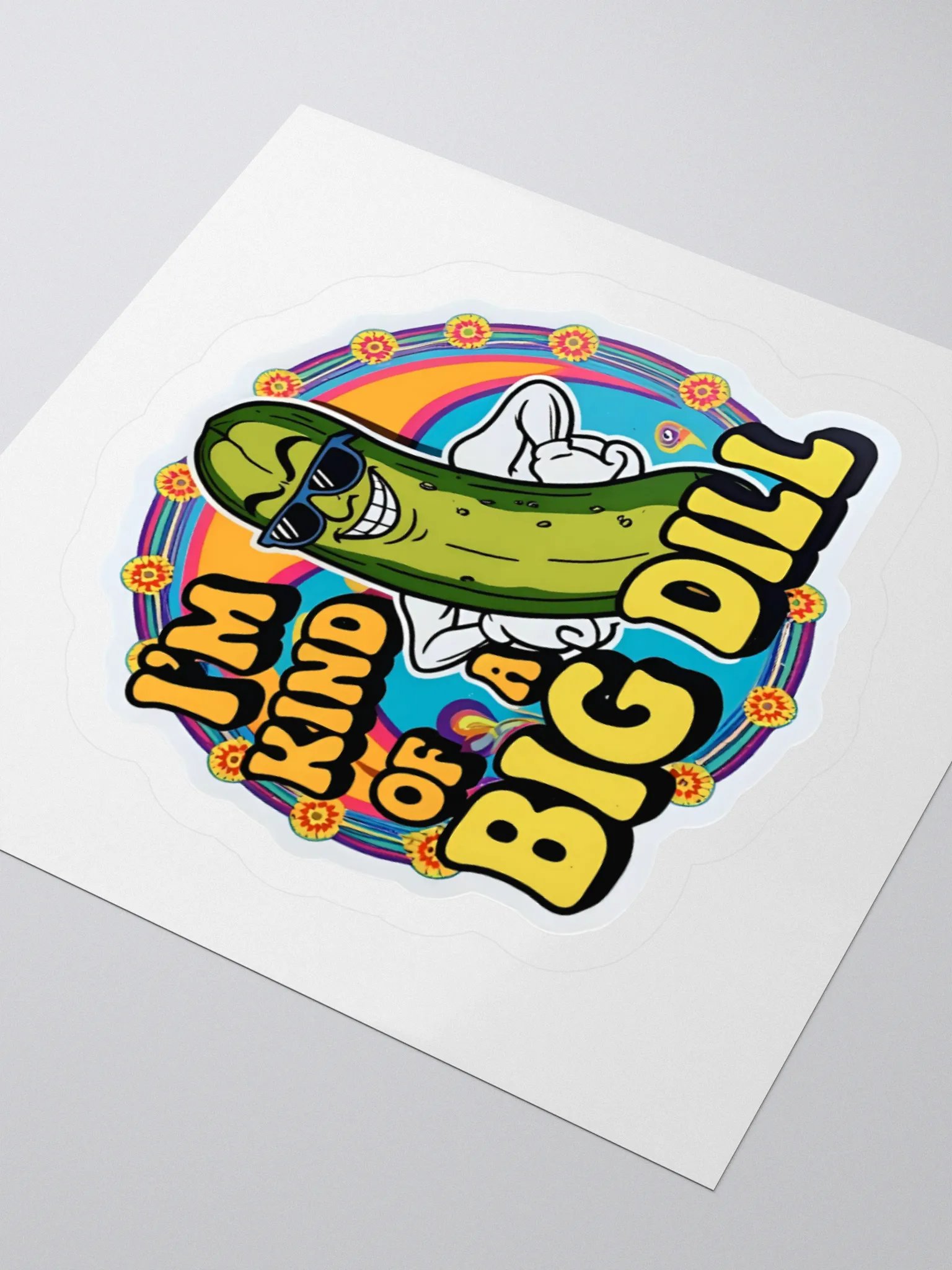 Big Dill Pickle Kiss Cut Sticker product image (7)