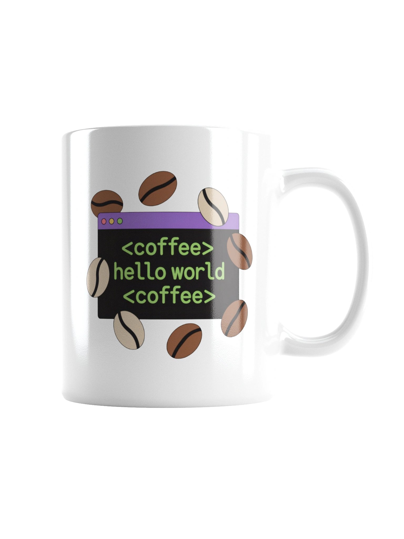 Hello World Coffee Code Mug – HTML Programmer Gift product image (7)