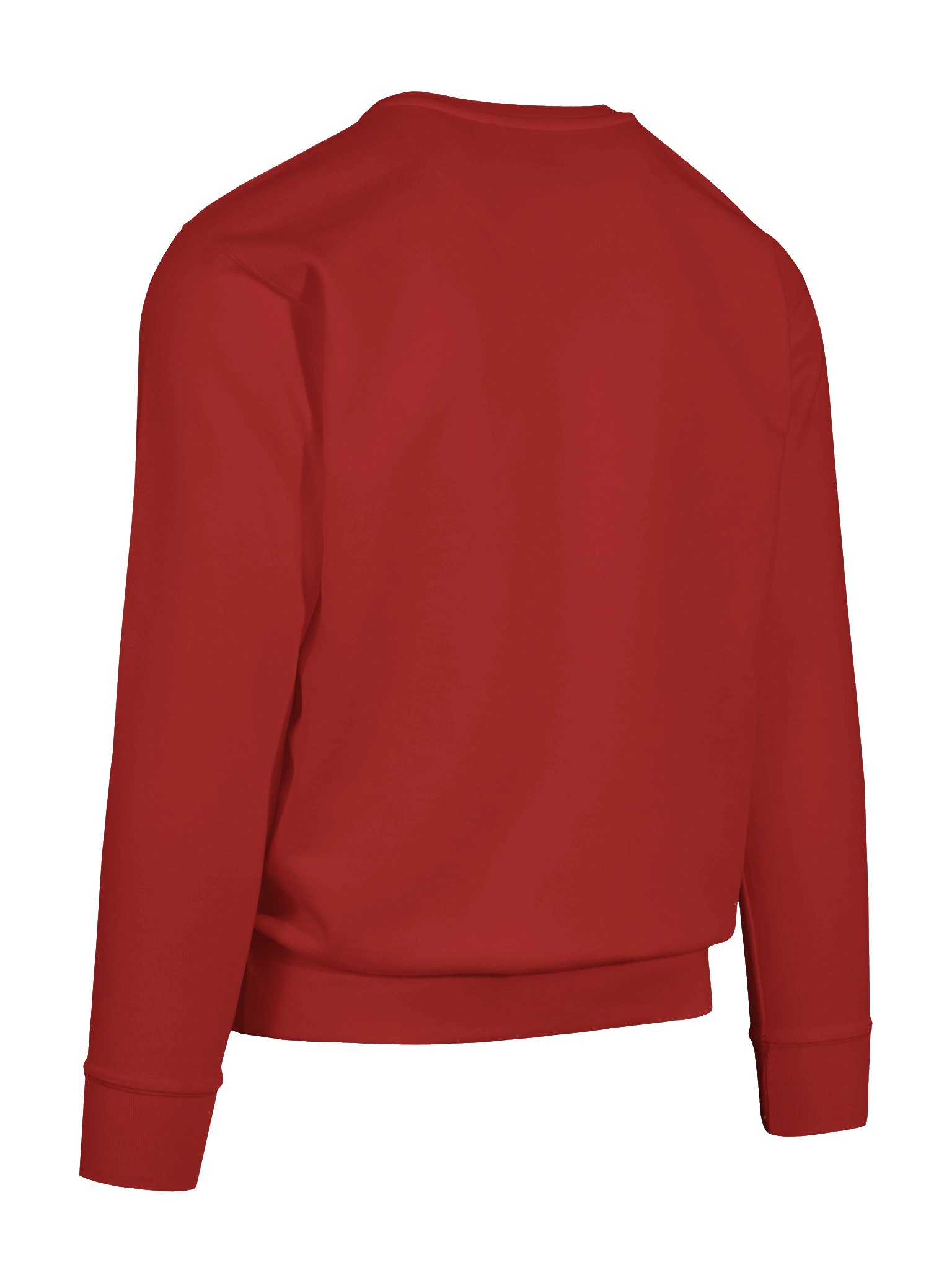 Hidenza Graffiti Tag Sweatshirt – Red Oversized Streetwear Crewneck with Panda Sleeve Detail product image (12)