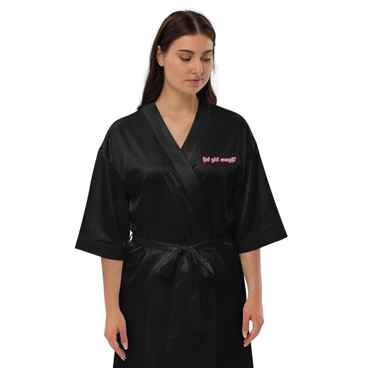 Hot Girl Enough? Satin Robe product image (2)