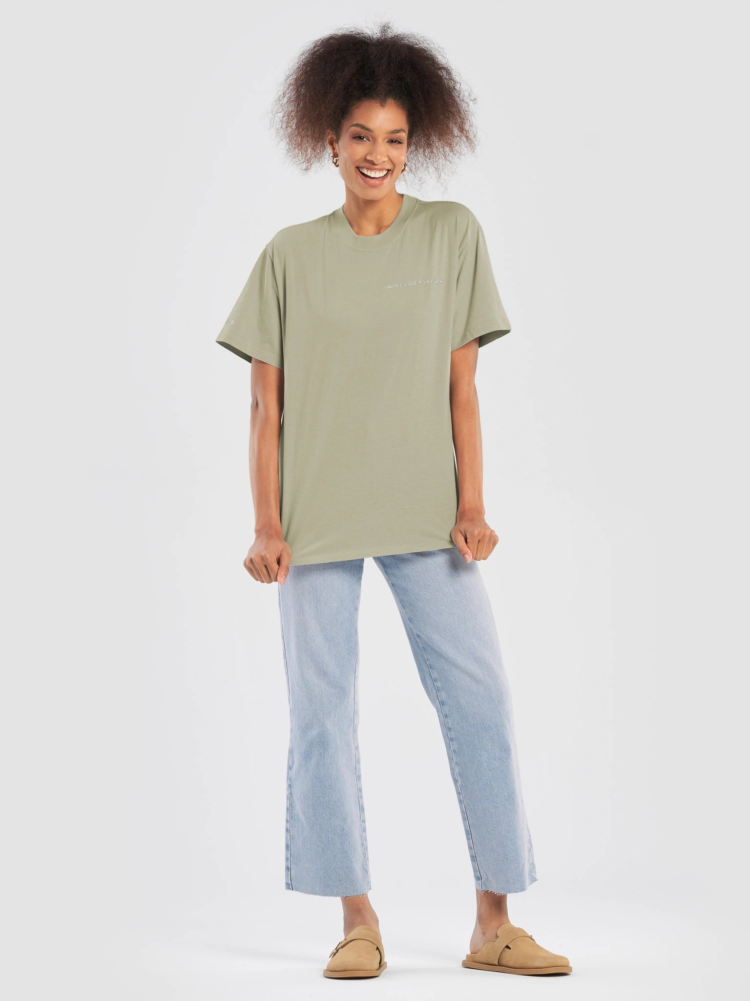 Promises: I WILL LIVE FOREVER - Boxy T product image (23)