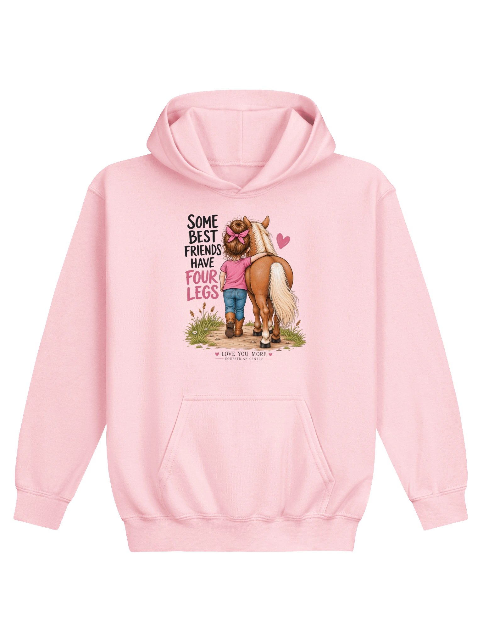 Some Best Friends Have Four Legs Youth Hoodie product image (3)