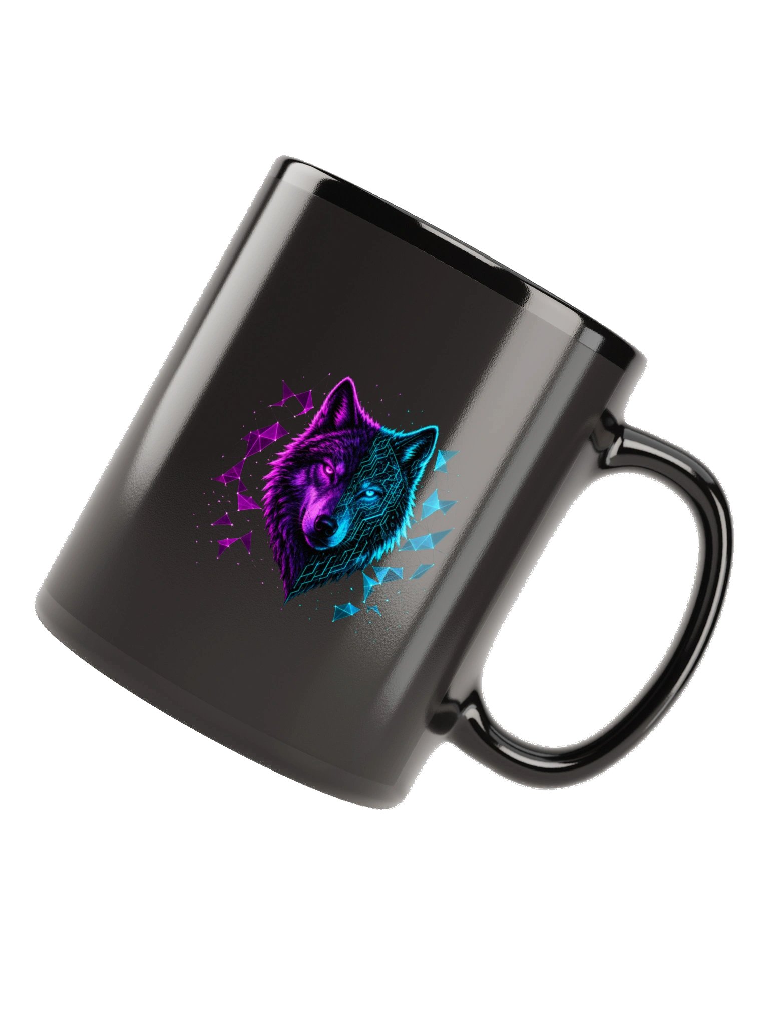 Clutch Neon Wolf Glossy Mug product image (11)