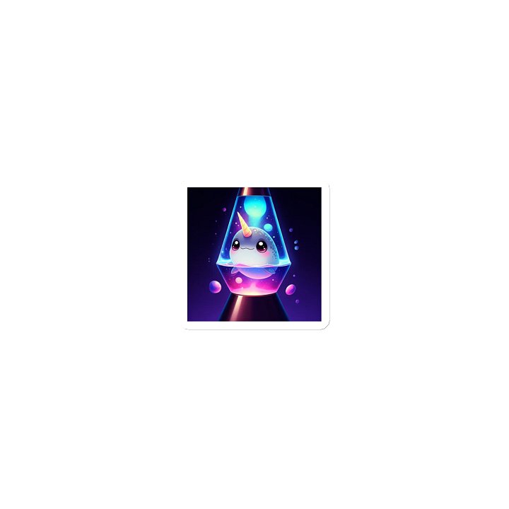 Cosmic Narwhal Lava Lamp Magnets product image (1)