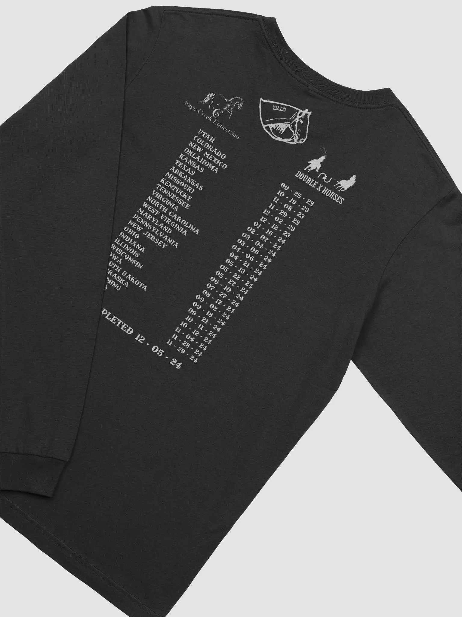 Year of the Mustang Finale Long Sleeve Tee (Grayscale) product image (2)
