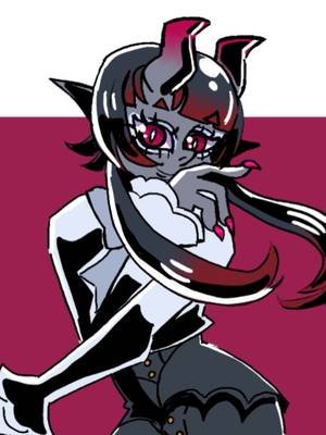 DEMON IN SOME OUJI FASHION! #oujifashion #arttok #timelapseart #anime #cartoon