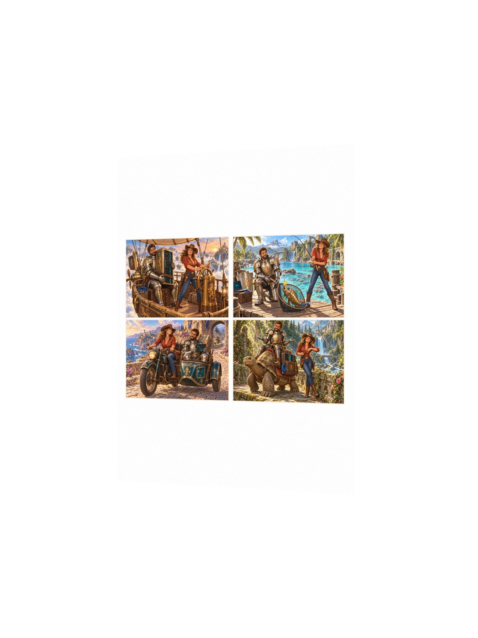 Four Worlds Small Art Print product image (2)