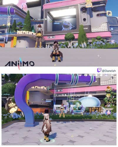 Visiting the city of Aniimo on Family Game Night 💜