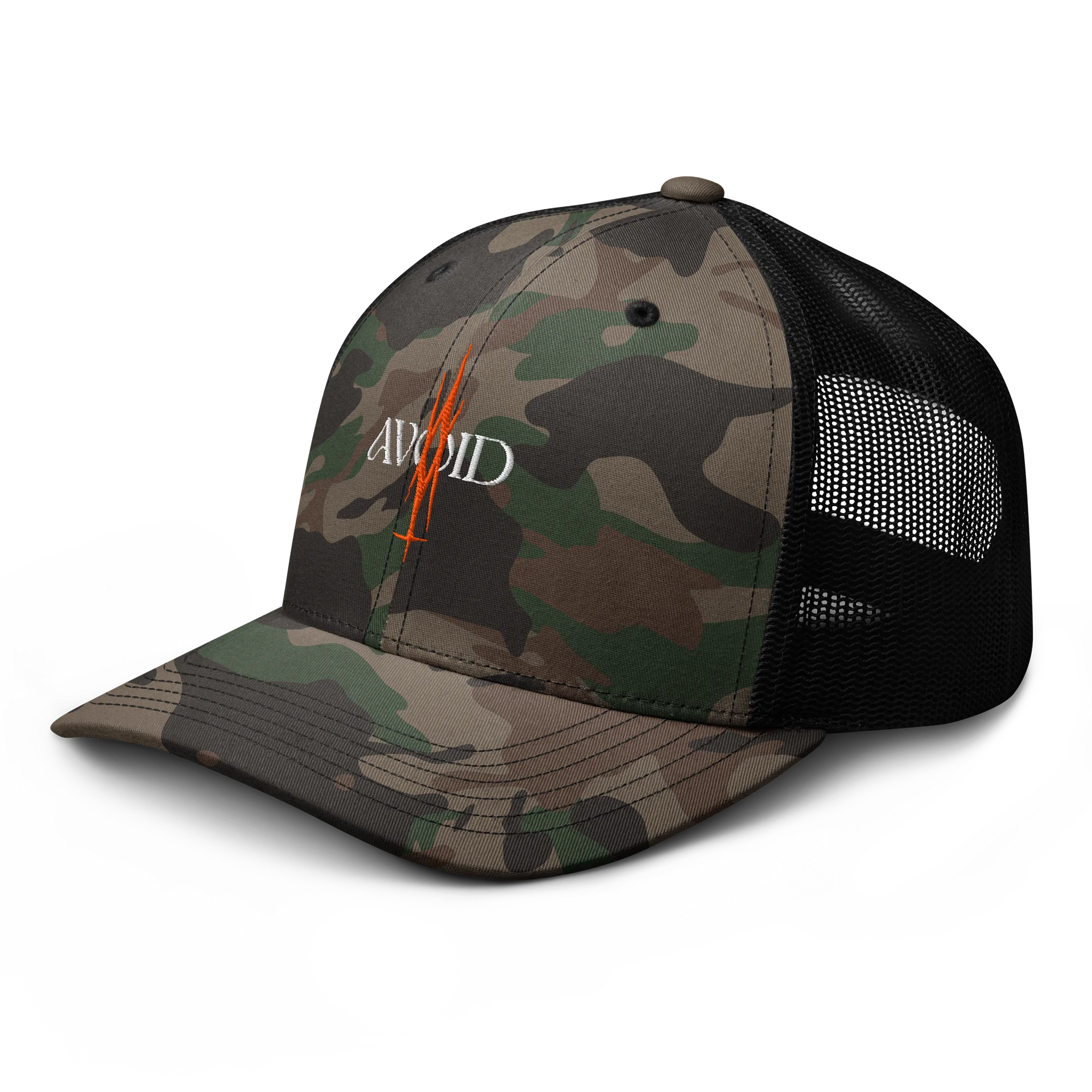 Avoid Camo Trucker Hat product image (4)