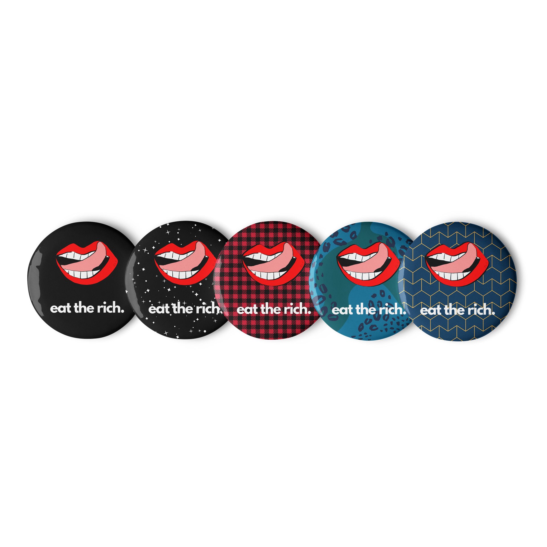 Eat The Rich button product image (1)