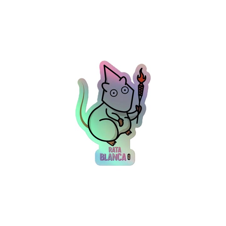 Rata Blanca - Sticker (Holographic Kiss Cut) product image (1)