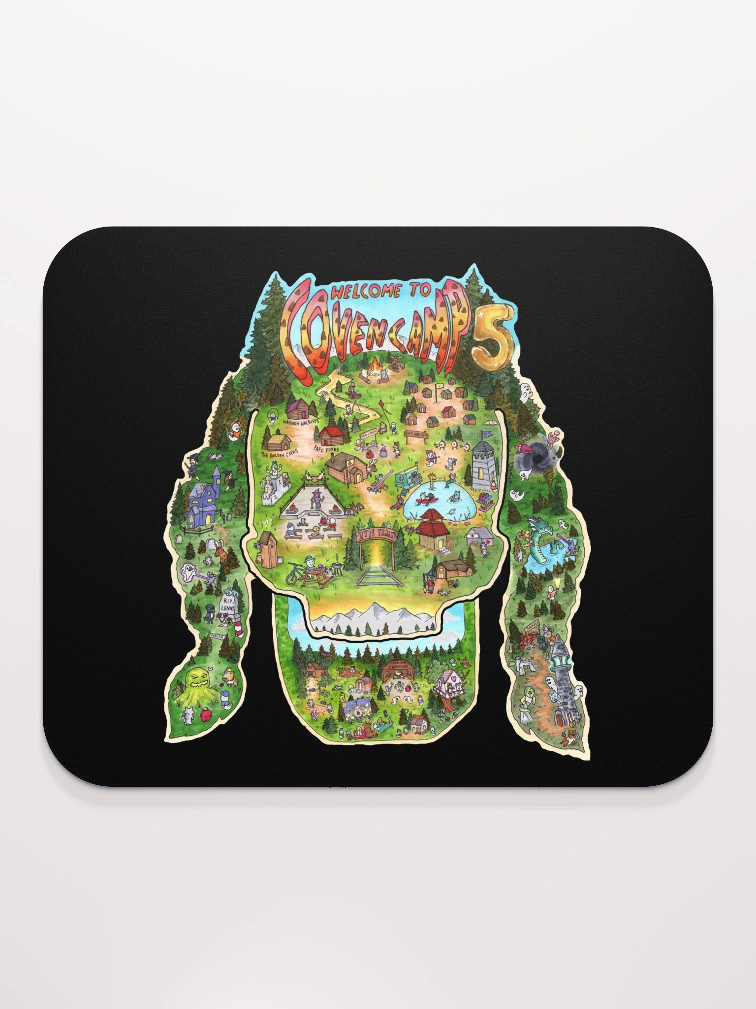 Coven Camp Map 26 Mousepad product image (2)