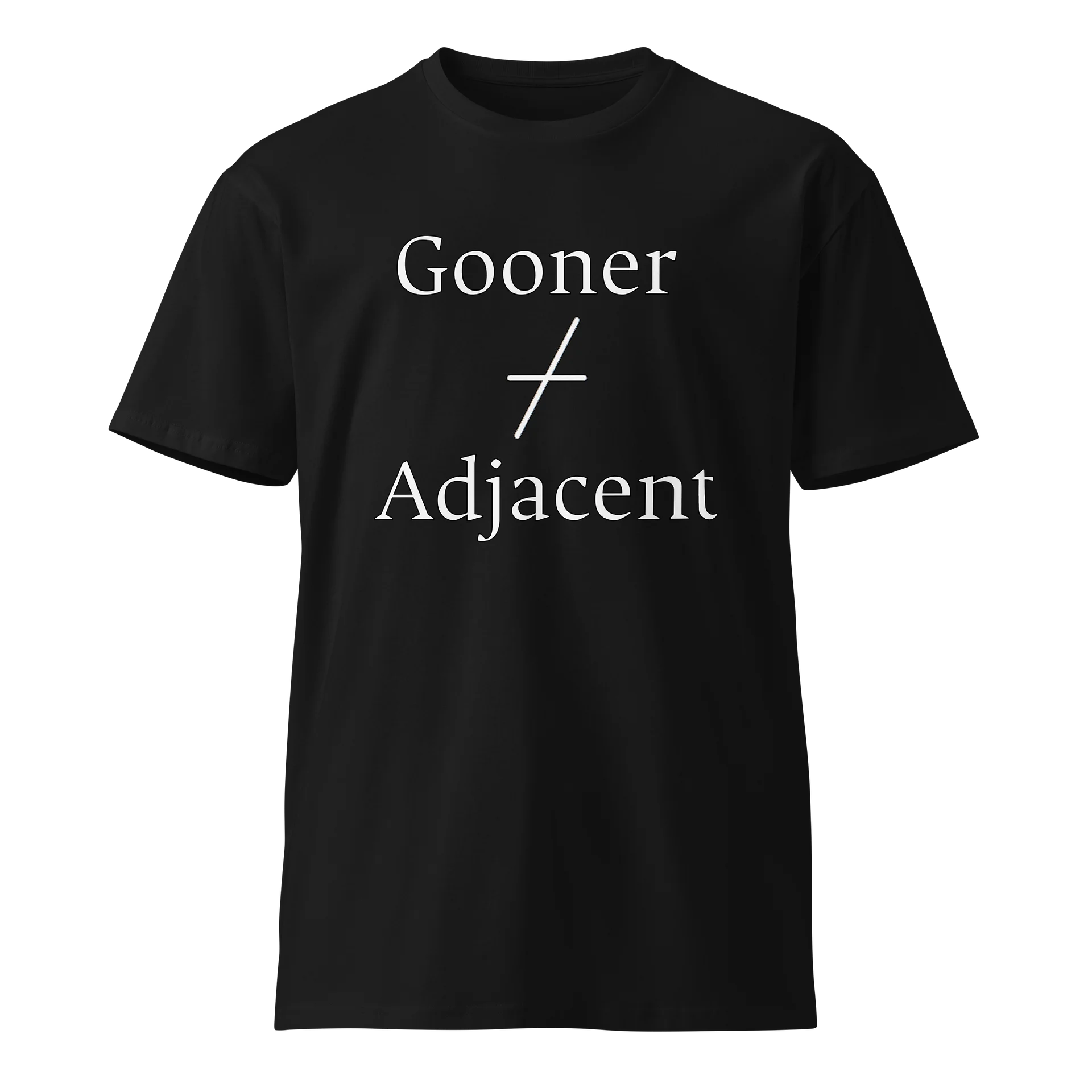 Gooner Adjacent Premium Tee product image (1)