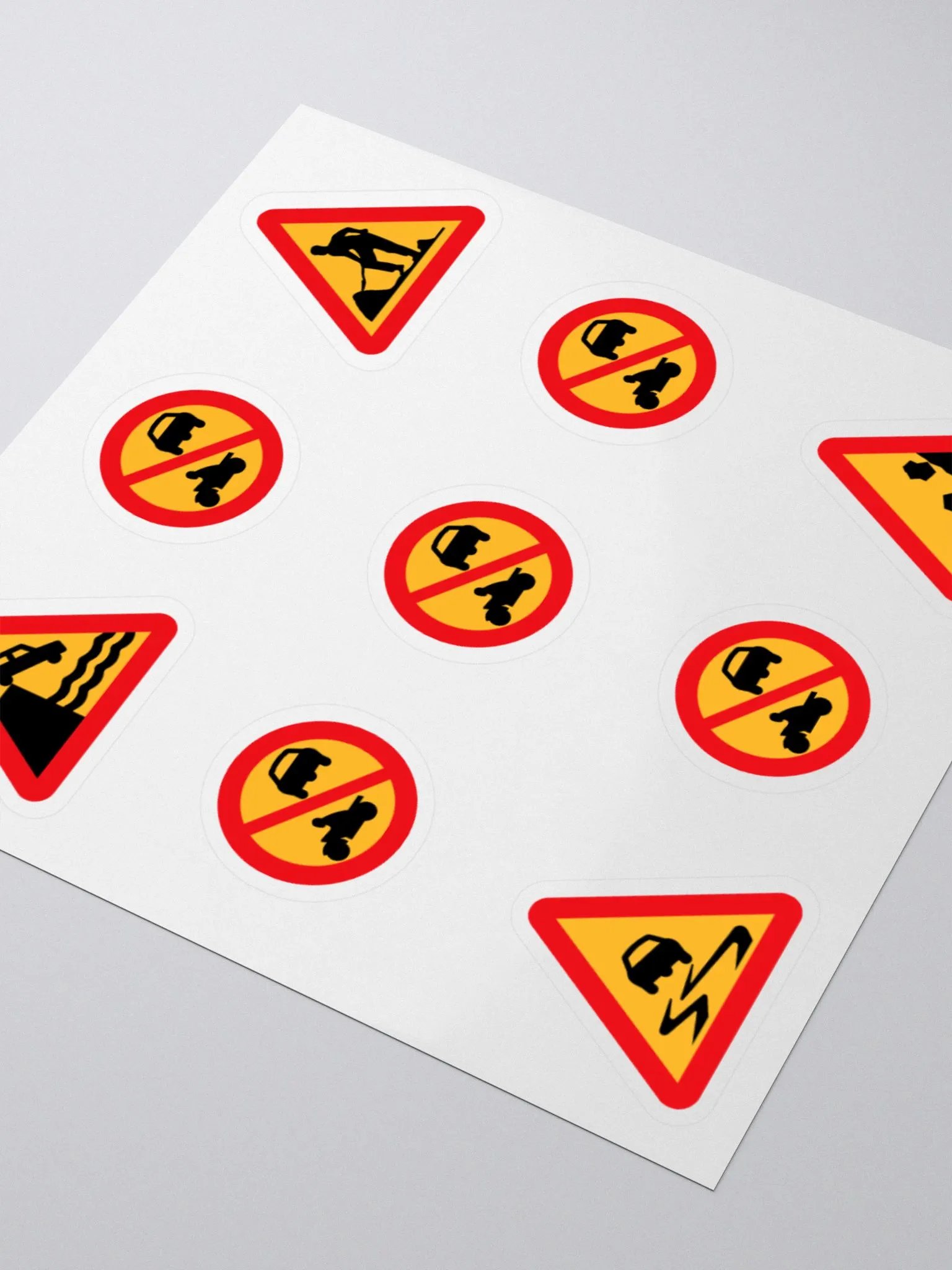 Caution Collection: Warning Sign Stickers product image (3)
