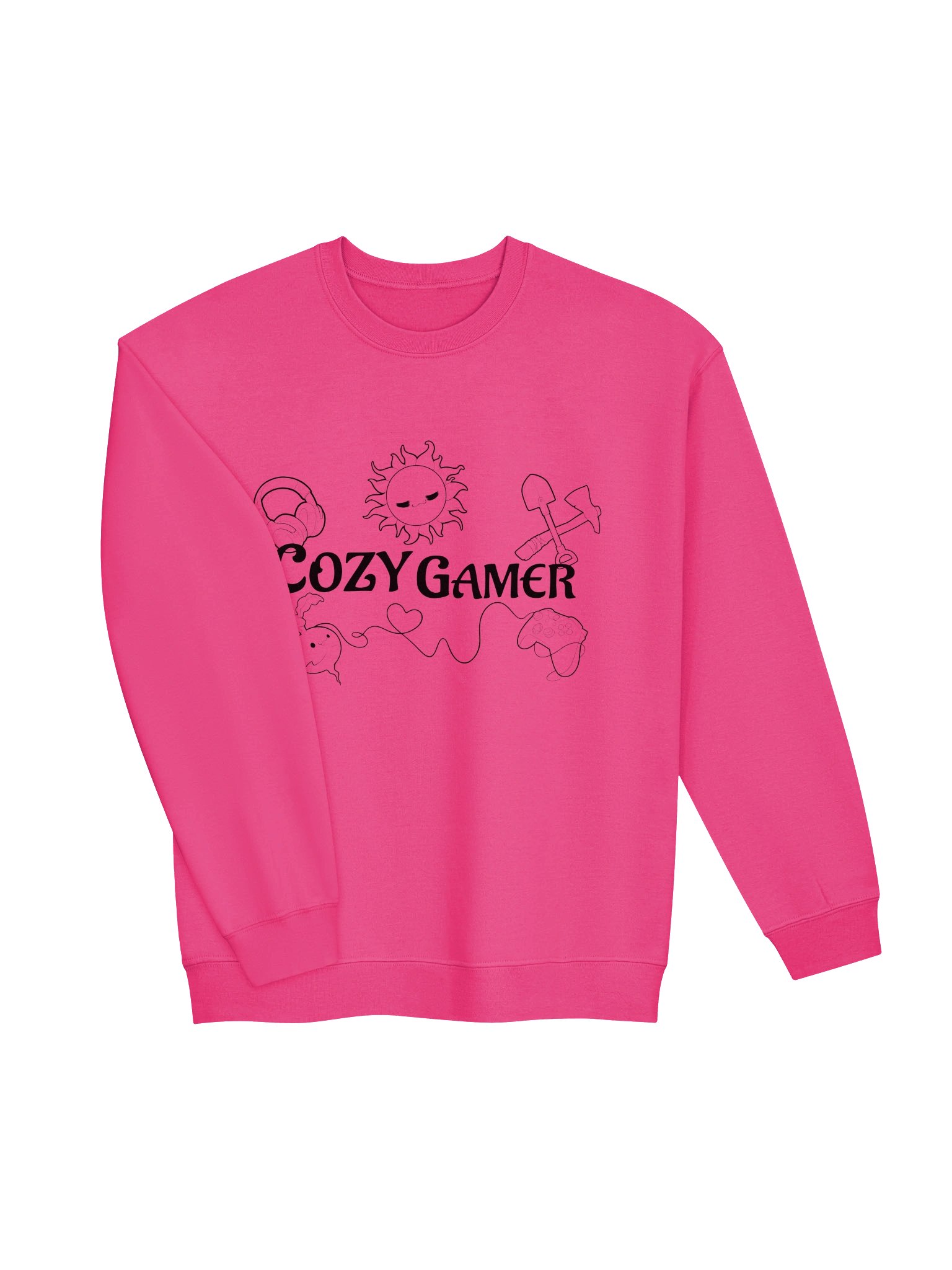 Cozy Gamer Summer Crewneck [Black Font] product image (23)