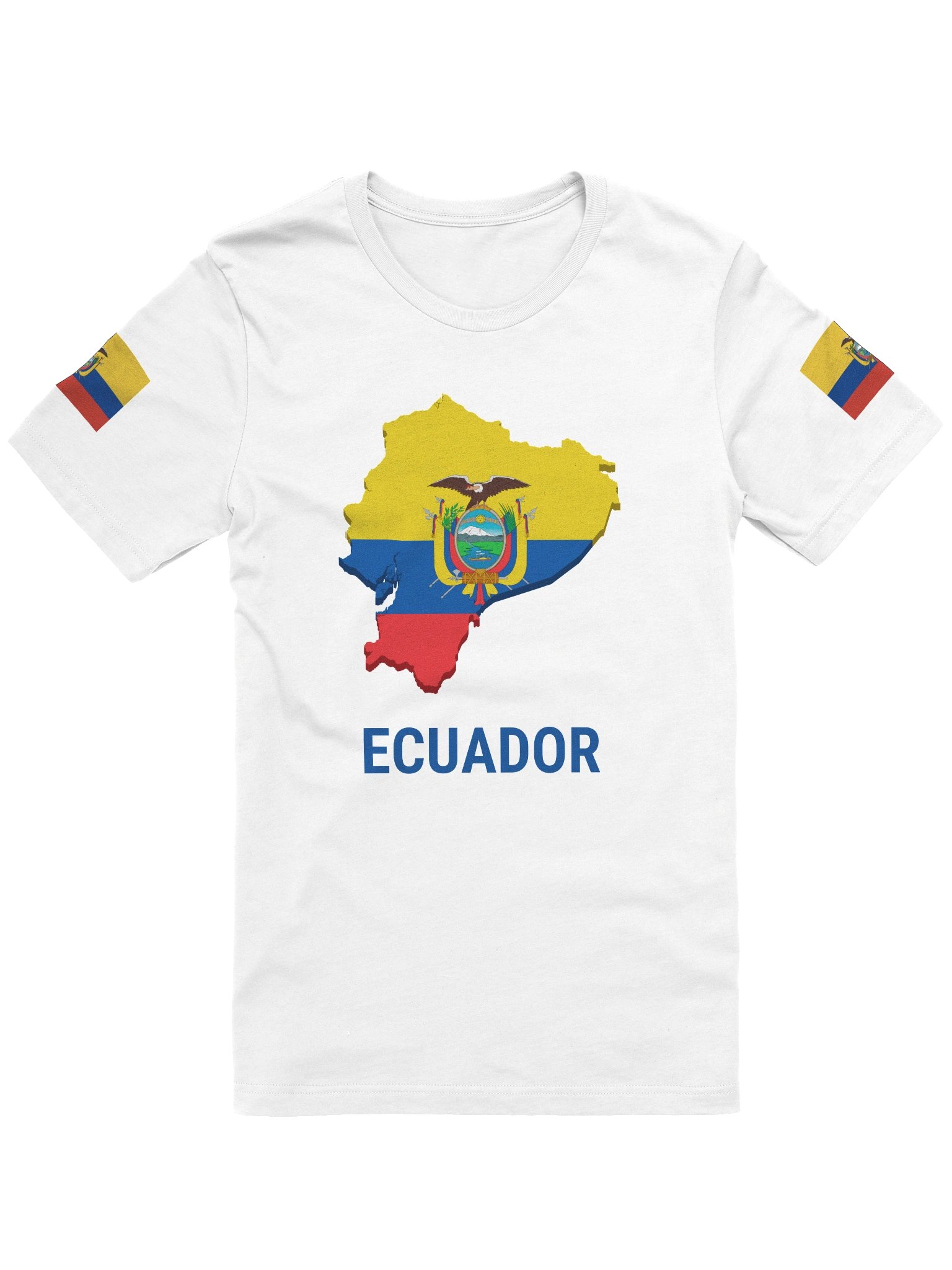 Ecuador 2026 World Cup Flag Tee - World Cup 2026 Edition - Premium Unisex T-Shirt product image (3)