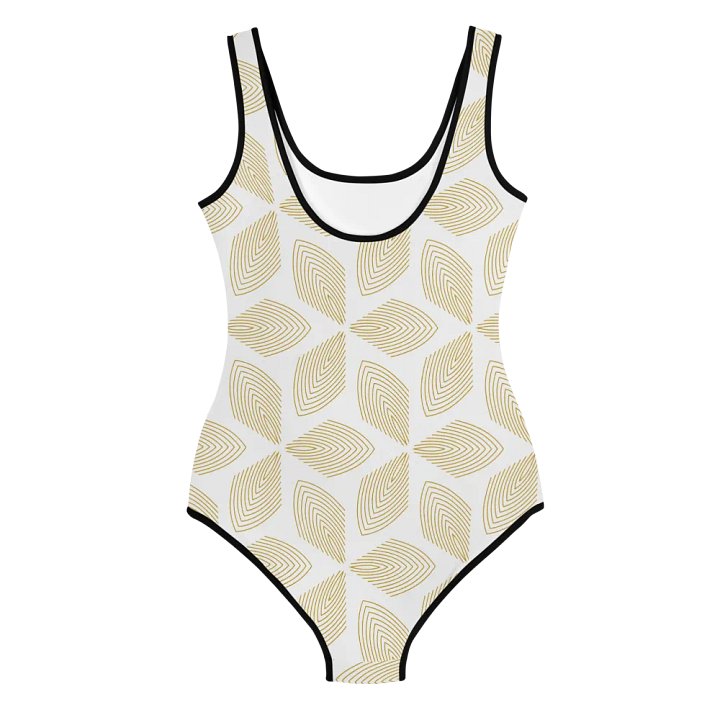 Golden Leaf Luxe – Elegant One-Piece Swimsuit" product image (2)