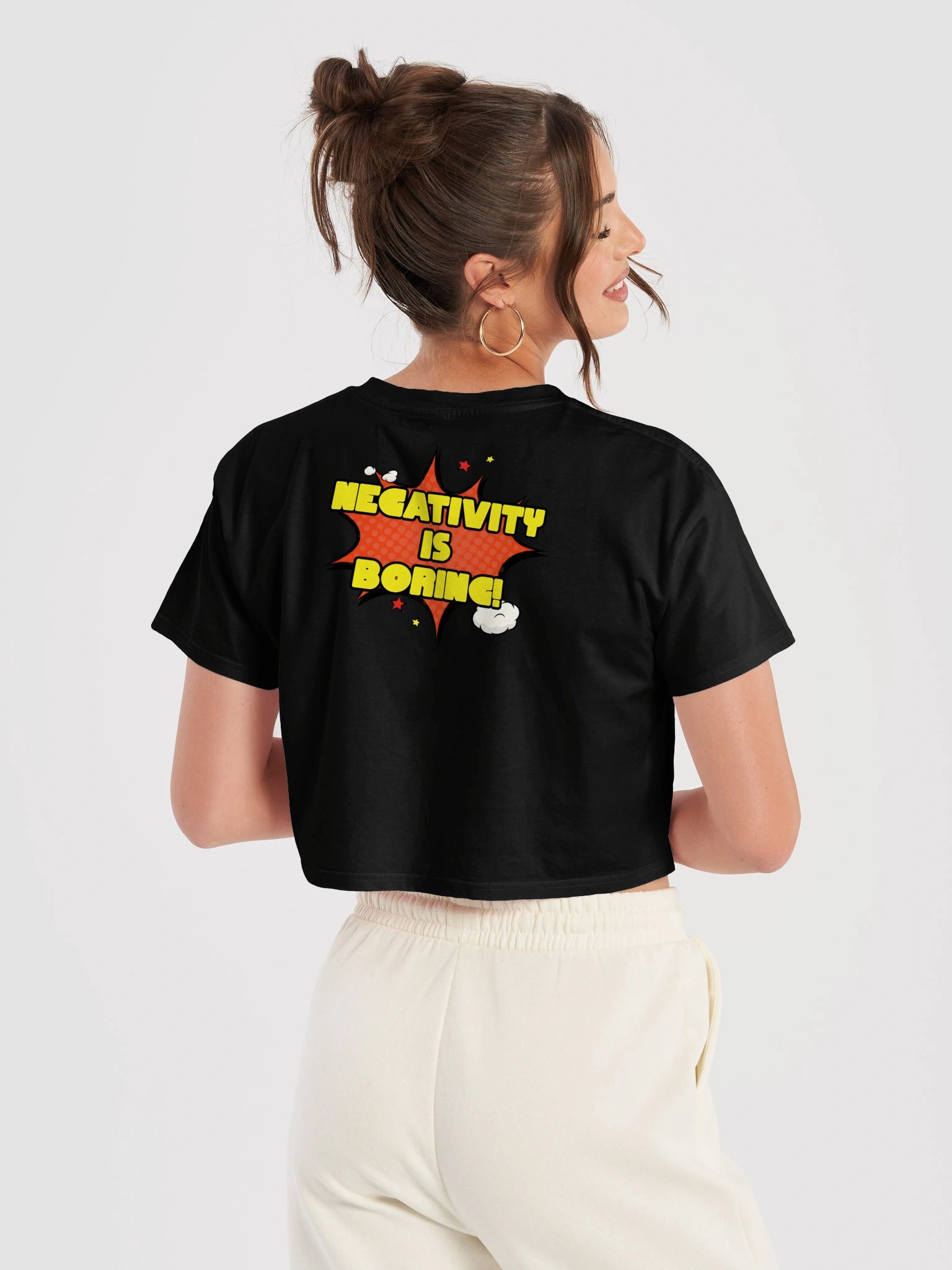 Stay Positive Crop Top product image (60)