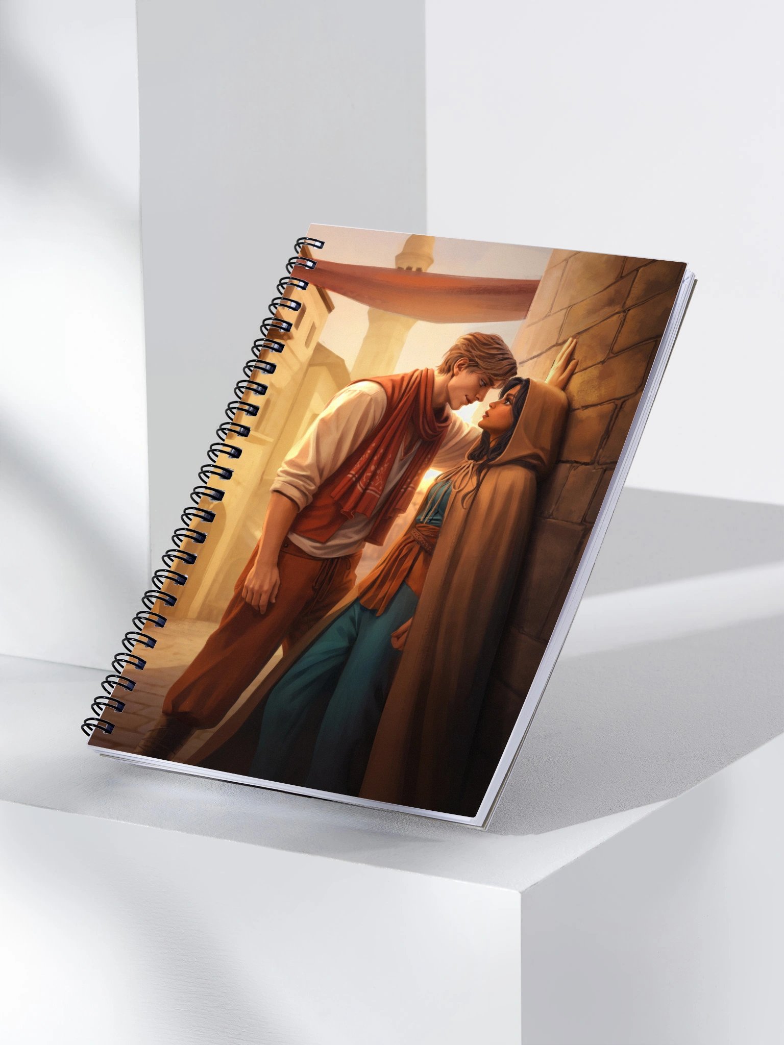Sand & Magic Spiral Notebook ~ Theo & Amira (A Dance of Sand and Magic) product image (3)