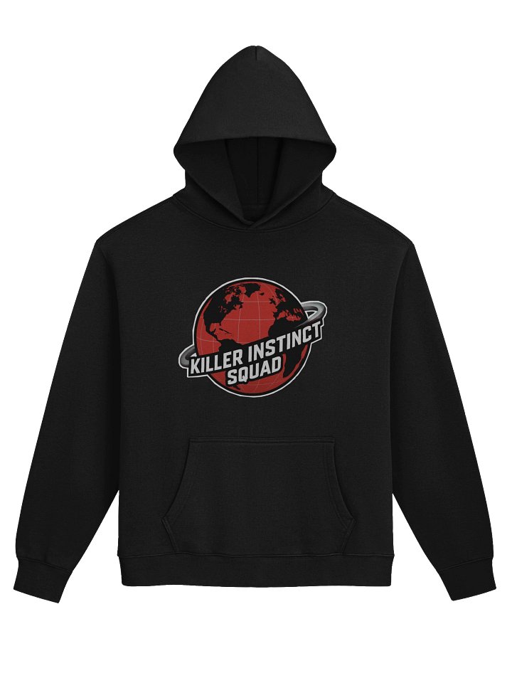 Bold Red Text Oversized Hoodie product image (2)