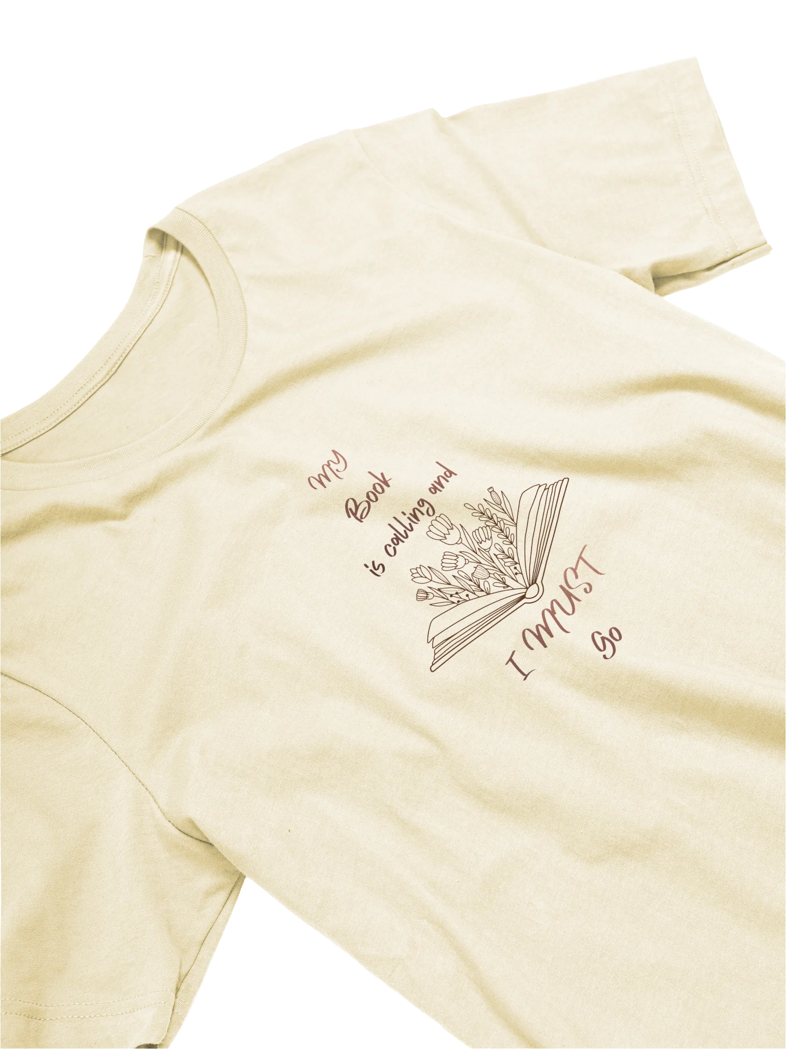 My Book Is Calling and I Must Go Tee product image (10)