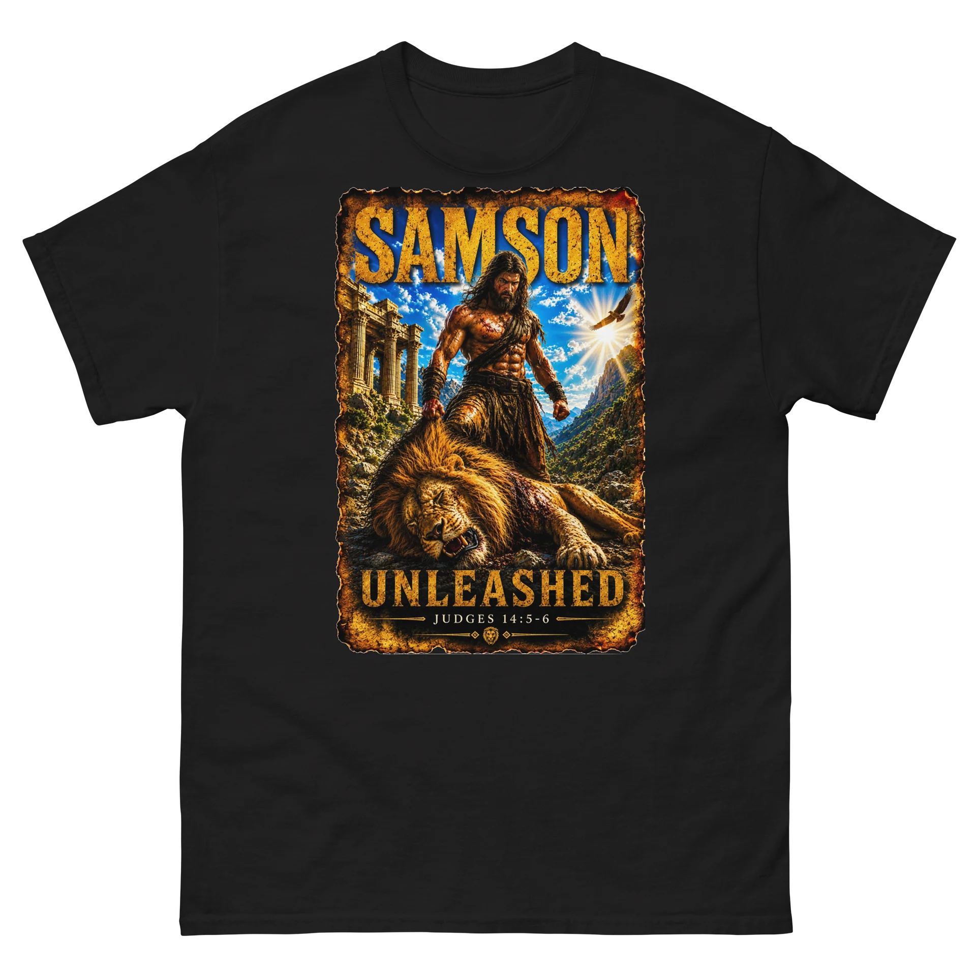 Samson Unleashed - Christian Bible Story Shirt product image (2)
