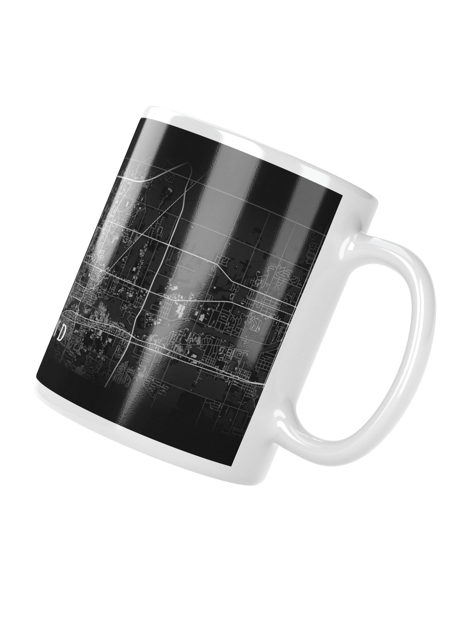 South Bend, IN Noir Map Mug product image (6)