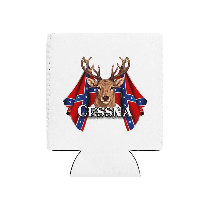 "Cessna" Last Name Rebel Redneck Deer - Coozie product image (1)