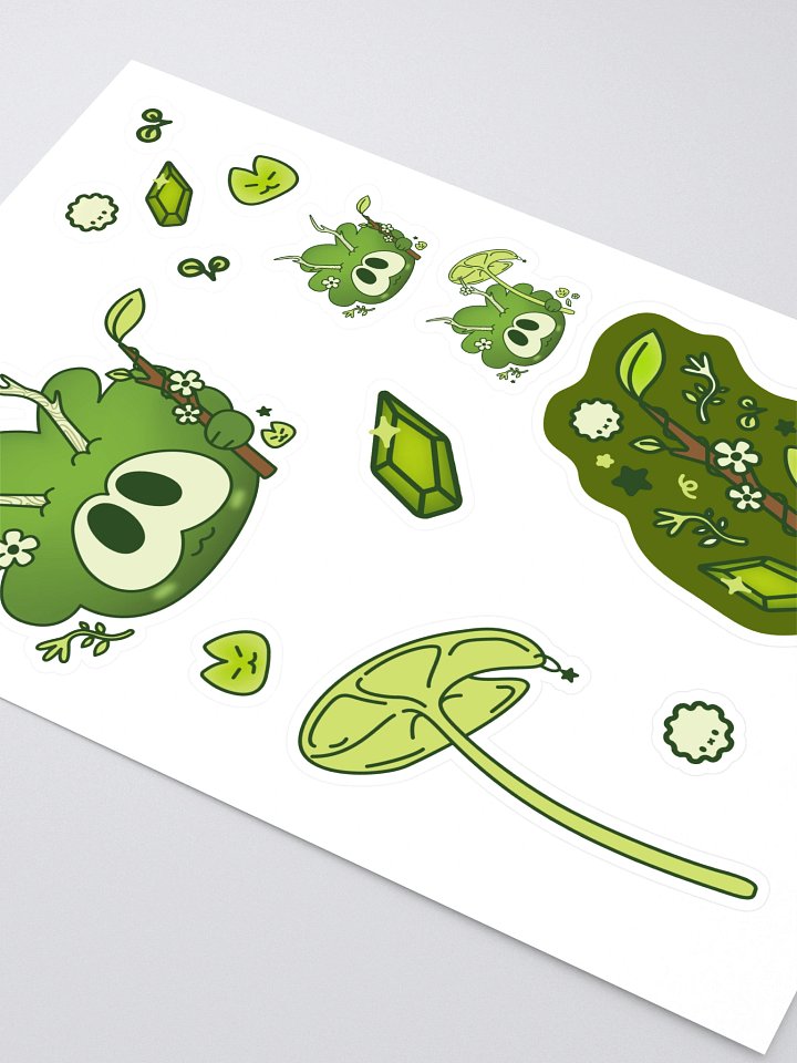 wild forest puffle sticker sheet product image (2)
