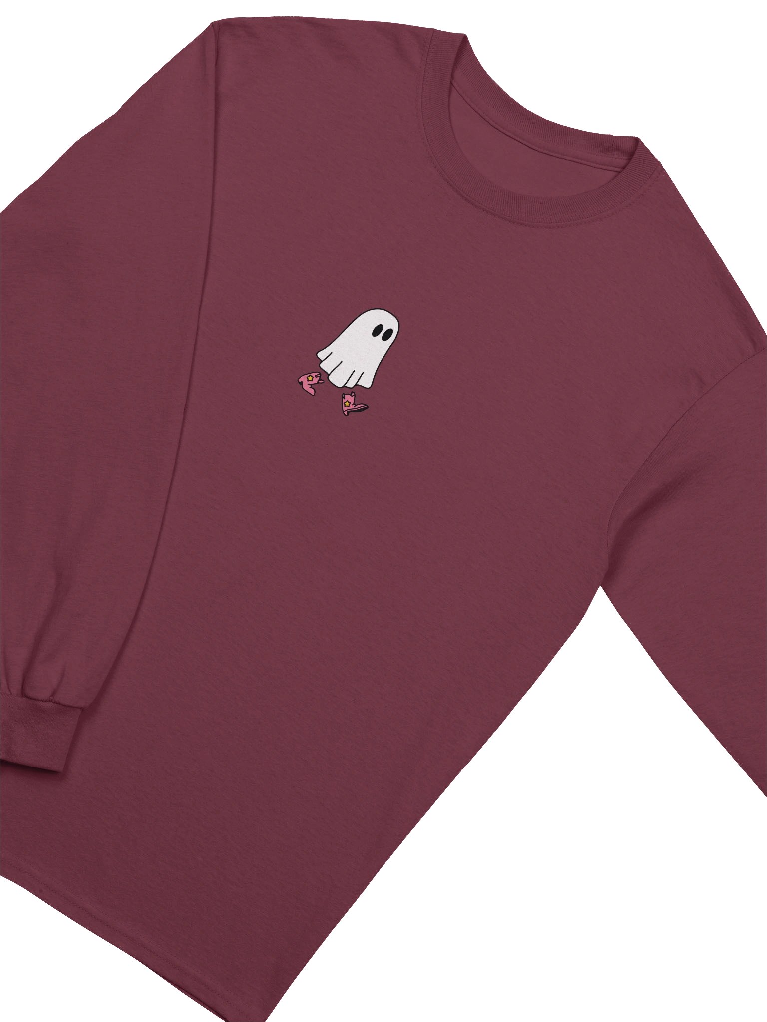 yeehaw ghostie printed long sleeve product image (1)