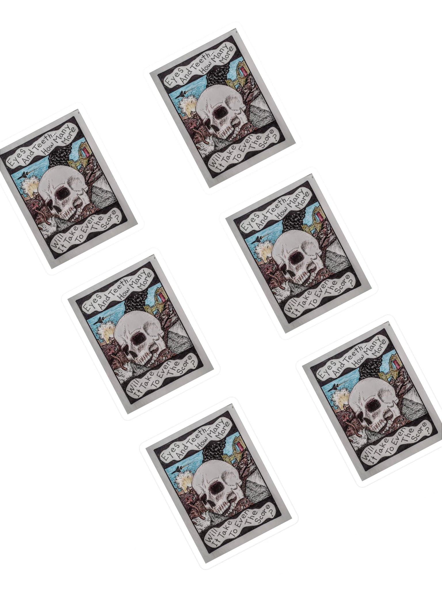 Eyes & Teeth Sticker Sheet product image (1)