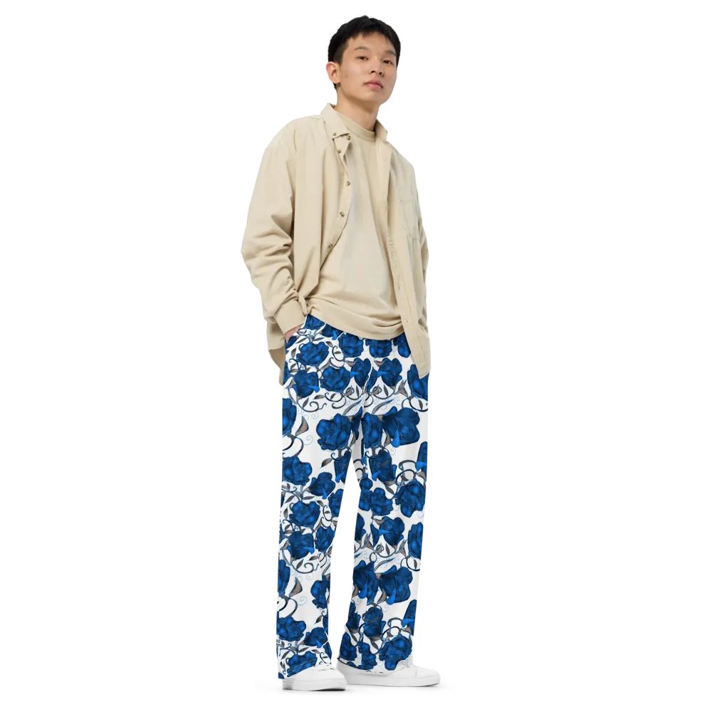 Blue Roses Wideleg Pants product image (3)