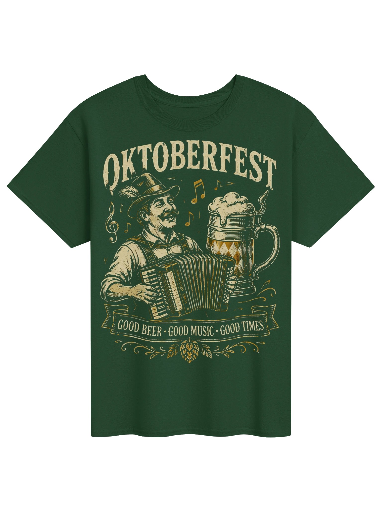 Oktoberfest Good Beer Good Music Vintage Tee product image (7)