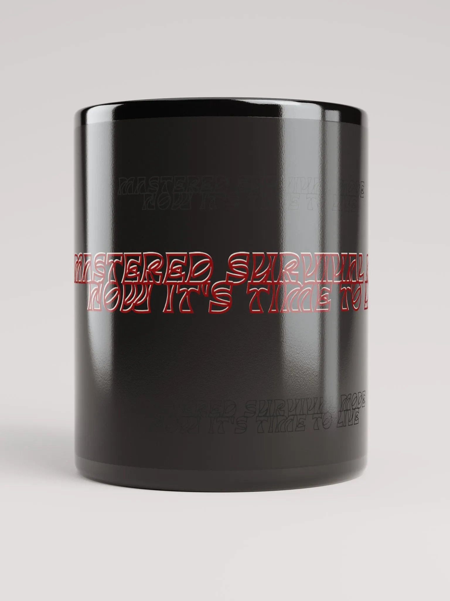 Survival Mode Off: Black Mug product image (4)