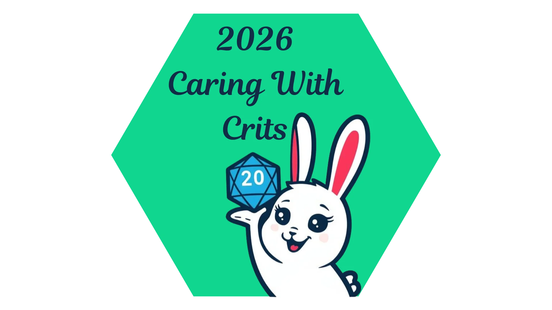 2026 White Bunny Charity Night Sticker product image (1)