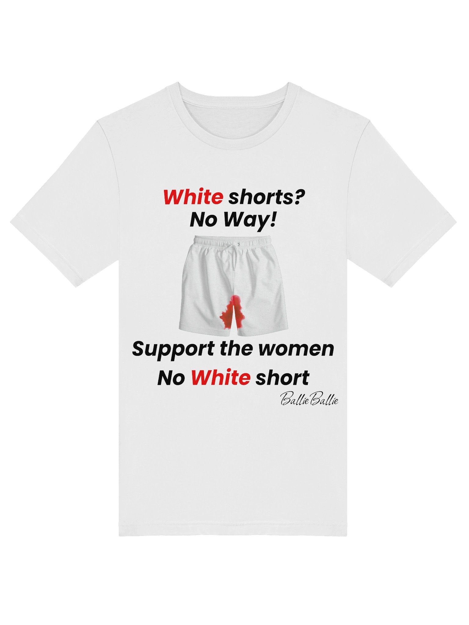 White short? No Way! Support the women No white short product image (5)