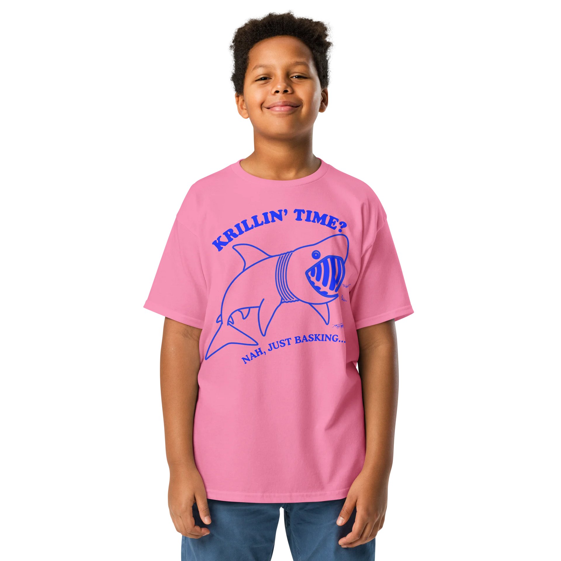 Basking Shark - Krillin' Time? Funny Shark Shirt product image (3)