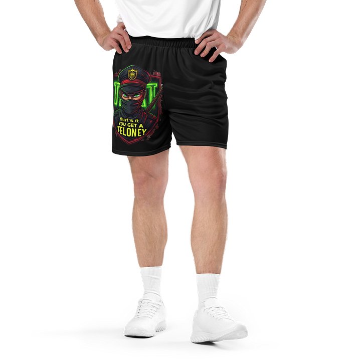 Neon Enforcer All-Over Mesh Shorts product image (1)