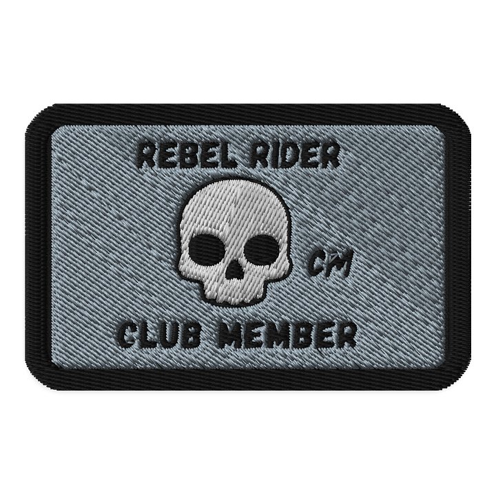 Rebel Rider Club Member Patch product image (1)