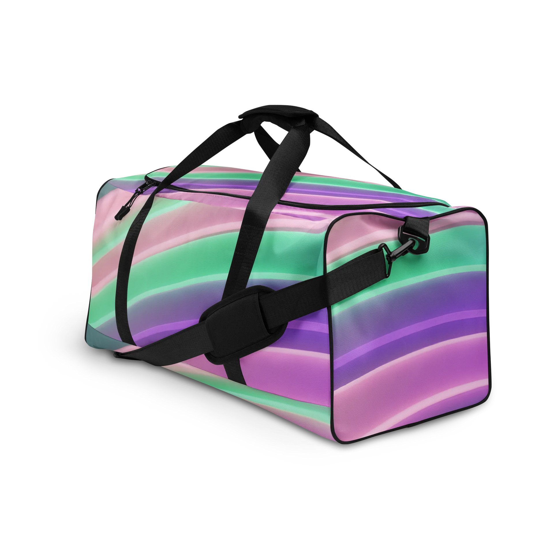 Neon Wave Dream All-Over Duffle Bag product image (3)