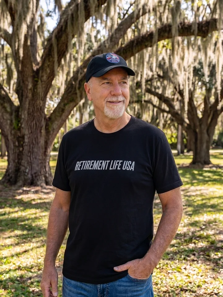 Retirement Life USA Action Series Black Tee product image (1)