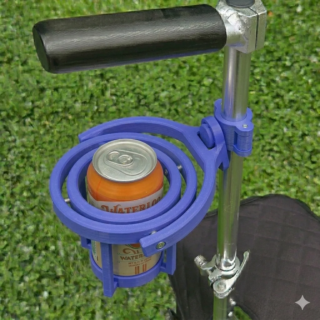 Zuca Cart Stabilized Cup Holder | Disc Golf | Fits Yeti Rambler & 12oz Cans product image (5)