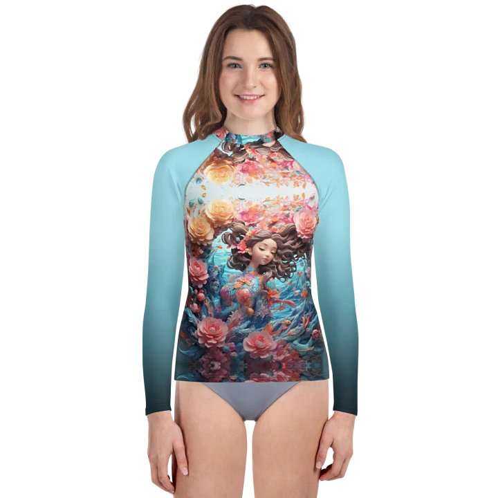 Girl rash guard phantasy sea product image (1)