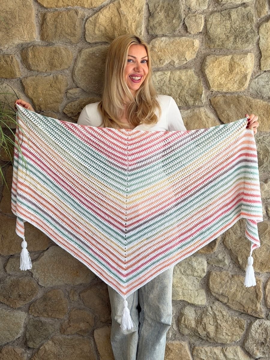 Easy Stripes Shawl product image (6)