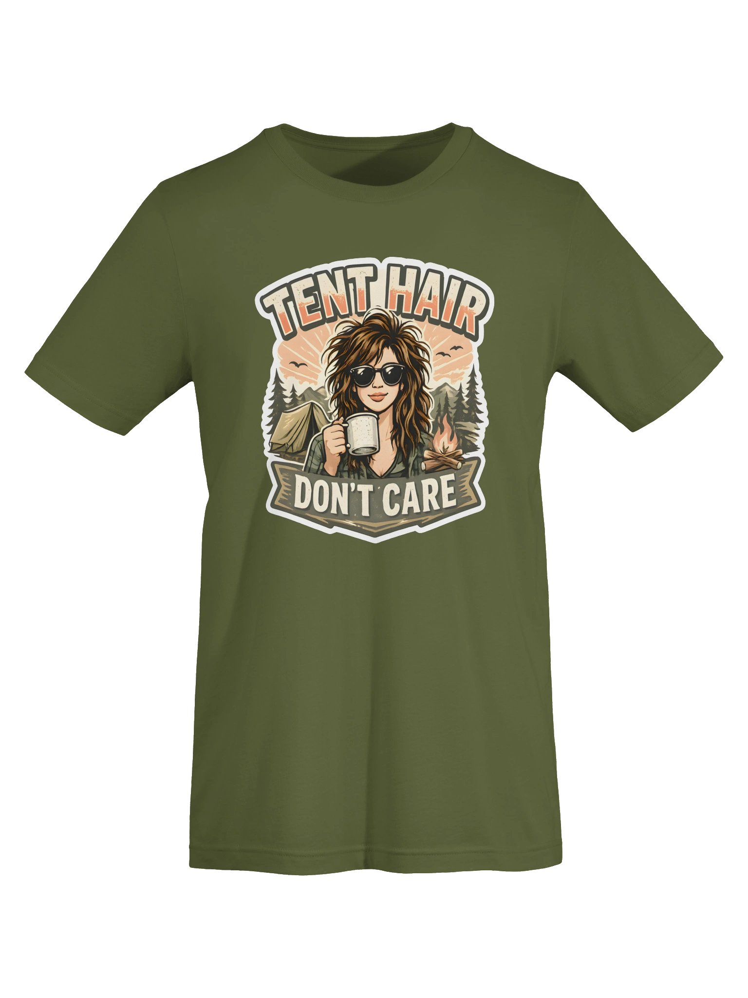 Tent Hair, Don’t Care Camping Tee product image (24)