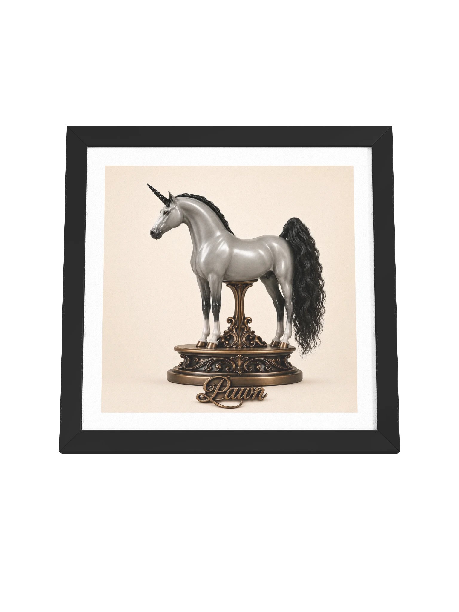 Chess Collection — Pawn Unicorn Framed Poster product image (58)