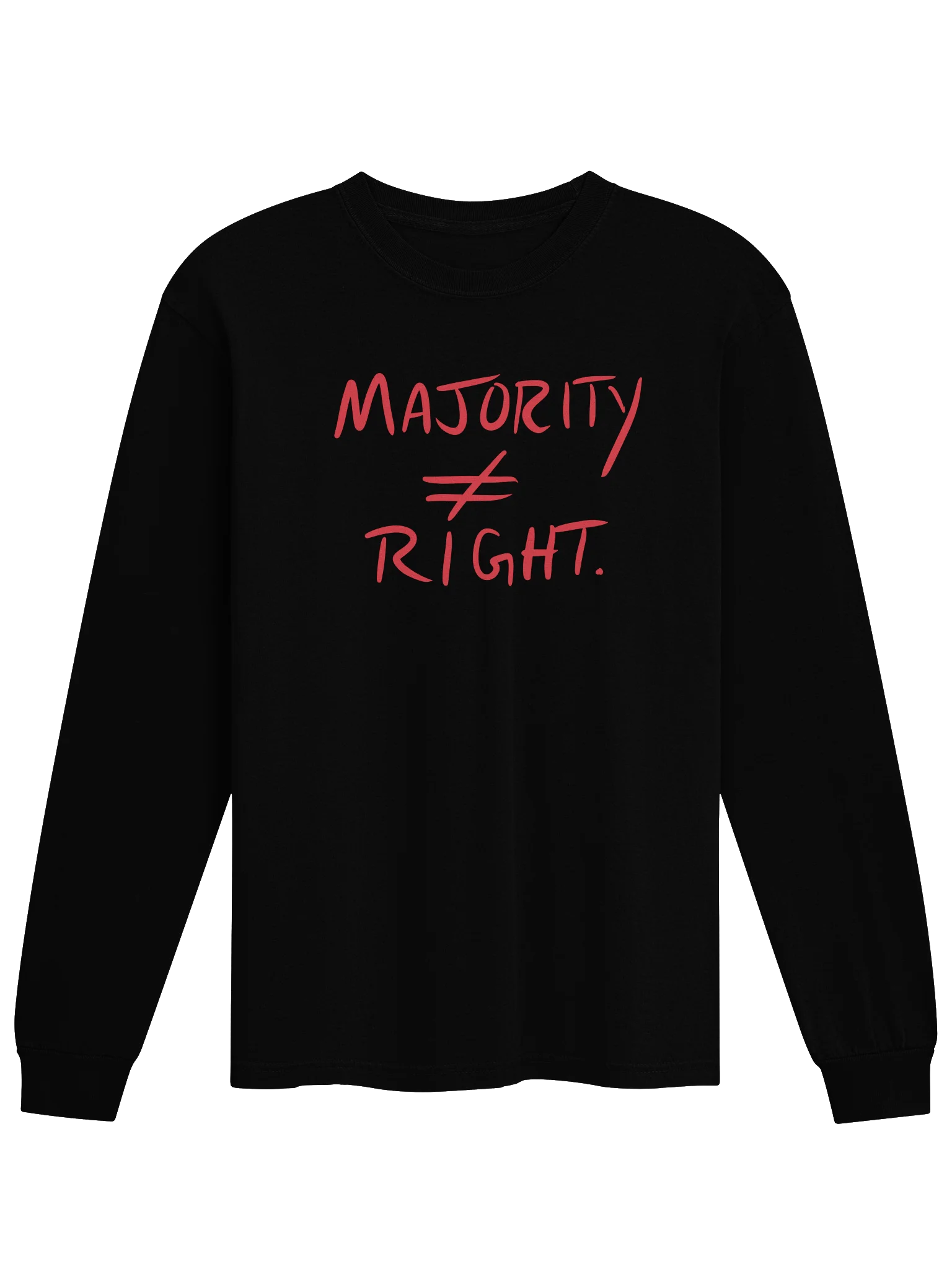 Majority ≠ Right long sleeve tee product image (3)