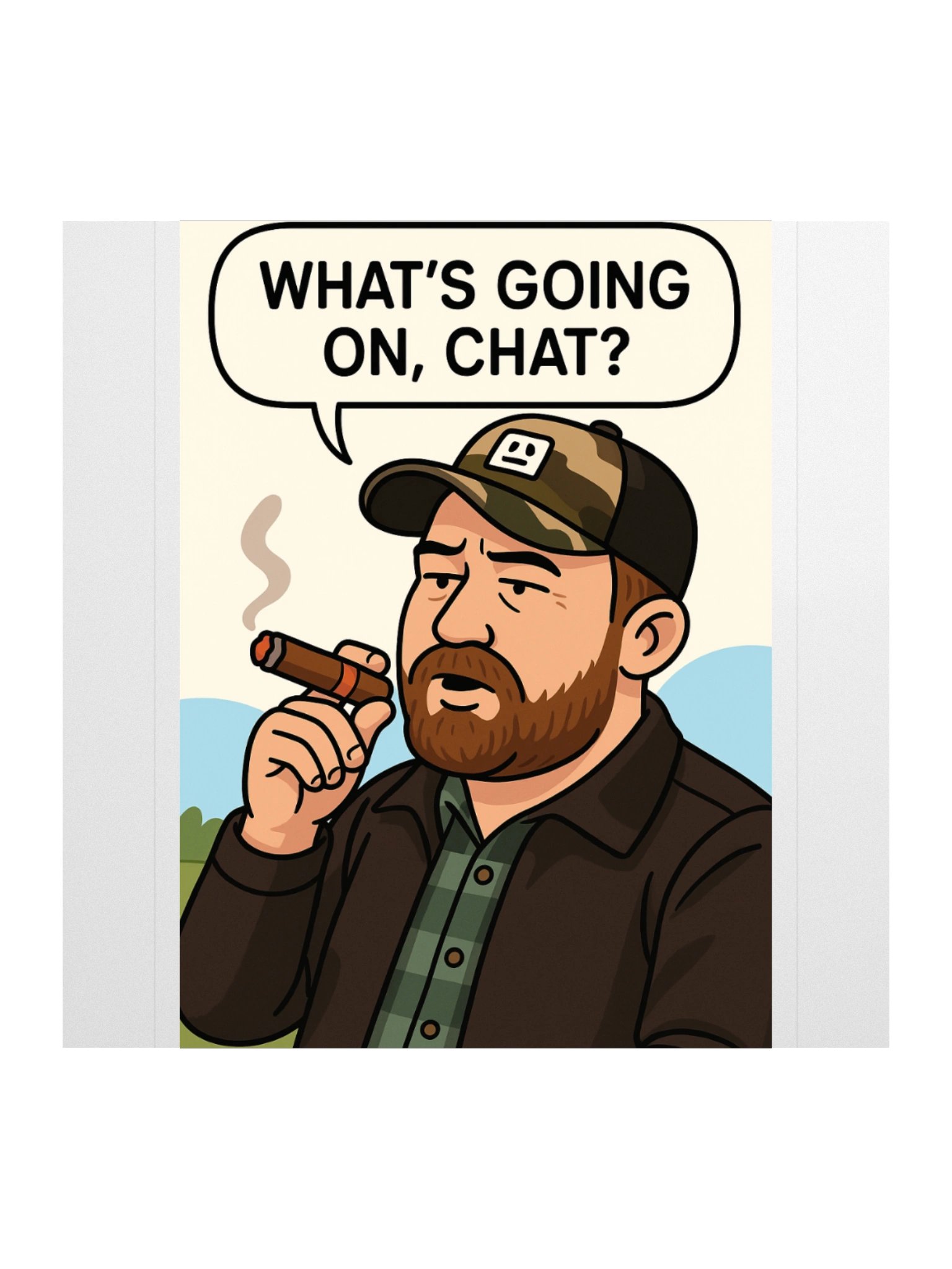 Bearded Chat Sticker Set product image (2)