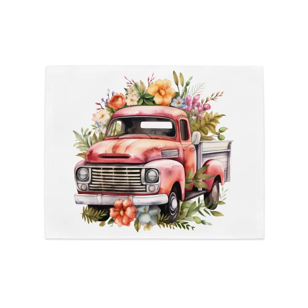 Vintage Pickup Truck Floral Placemat Set product image (7)