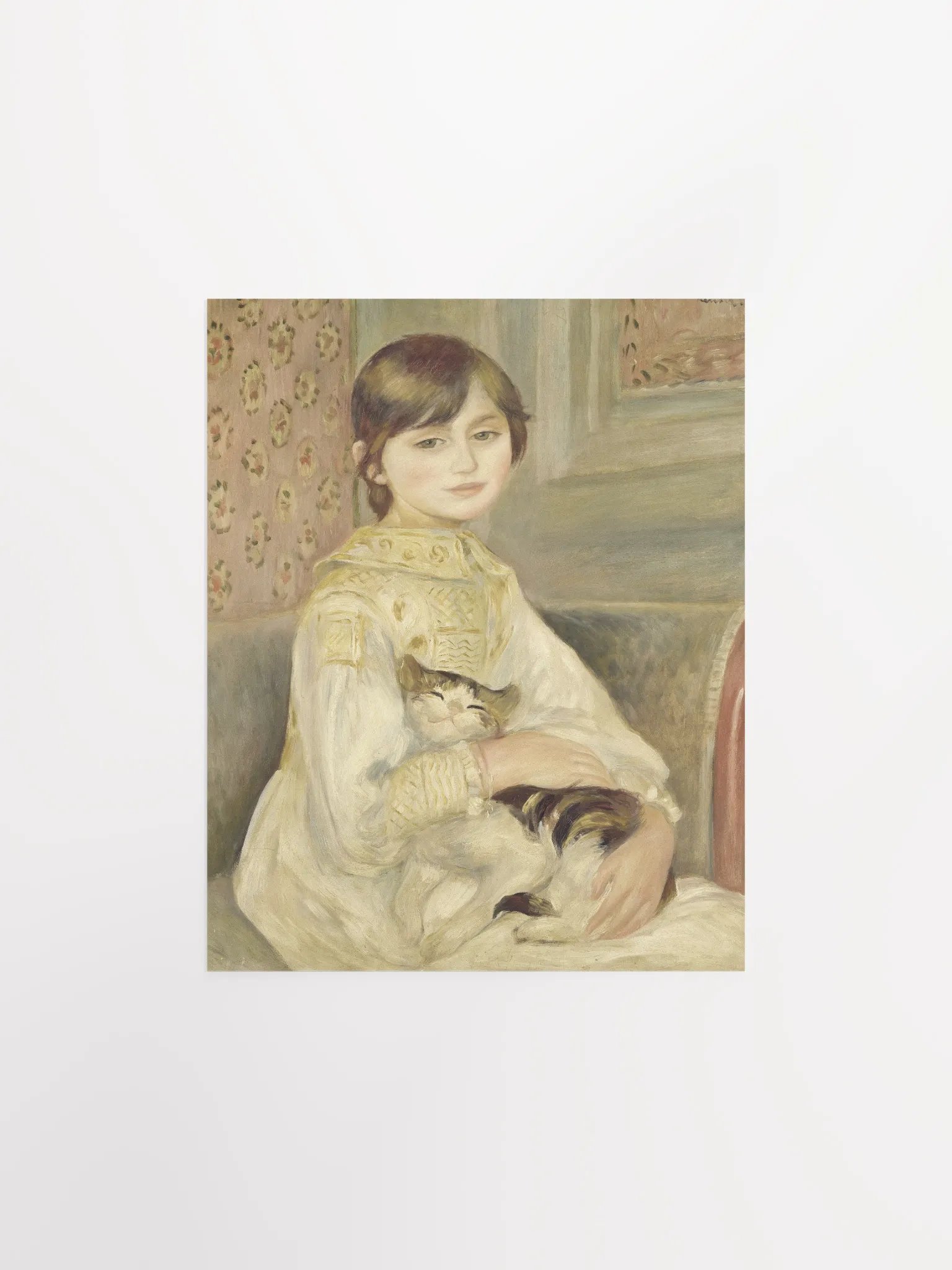 ''Julie Manet, also known as the Child with the Cat'' by Pierre-Auguste Renoir Poster product image (1)